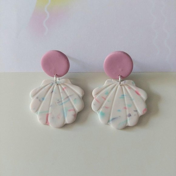 Jewelry - Pastel Shell Earrings
